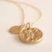 Coin 14K gold filled necklace-simple everyday jewelry