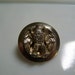 Unusual 7/8" Brass tone Metal Eagle Button (no. 600)