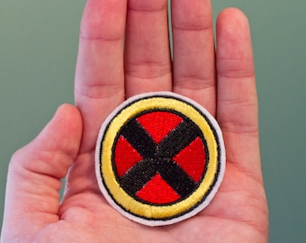 X-men Badge - Iron-on Embroidered Comic Book Patch