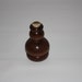 Black Walnut Perfume Atomizer with 24k Gold accents, sprayer and assembly parts.