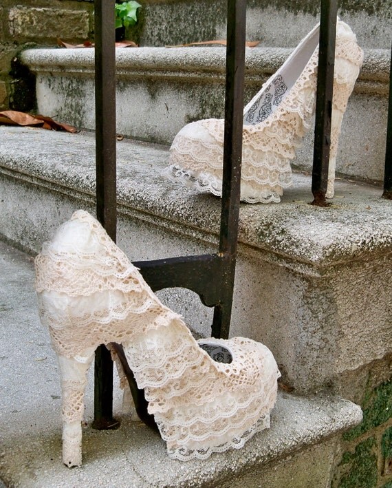 Perfect romantic lace shoes