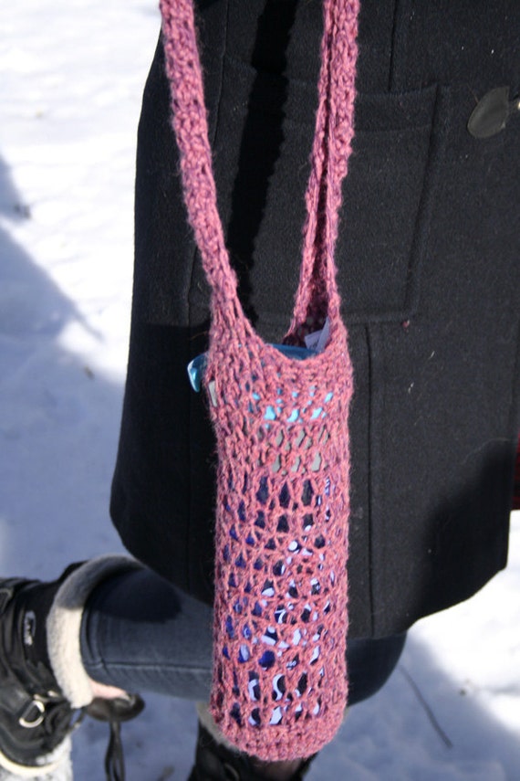 pink bottle holder