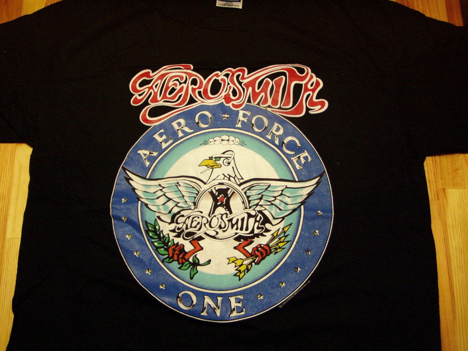 Aerosmith Aero Force One T-Shirt DeadStock XL 1993 Get A Grip