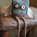 Long Shanks Collection: Knit Fabric Heathery Owl Amigurumi