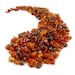 Natural Baltic Amber beads - 50 pcs - Cognac