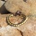 chan luu inspired leather wrap bracelet yellow jade brown leather summer sunflower