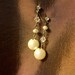 RESERVED for S.M.Steampunk Wedding Earrings - Asymmetrical Faux pearls and sparkly bits