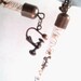 Steampunk Earrings - 'Spiralling into Control' - tiny cogs and coiled copper wire. Adjustable clip-on ear screws.
