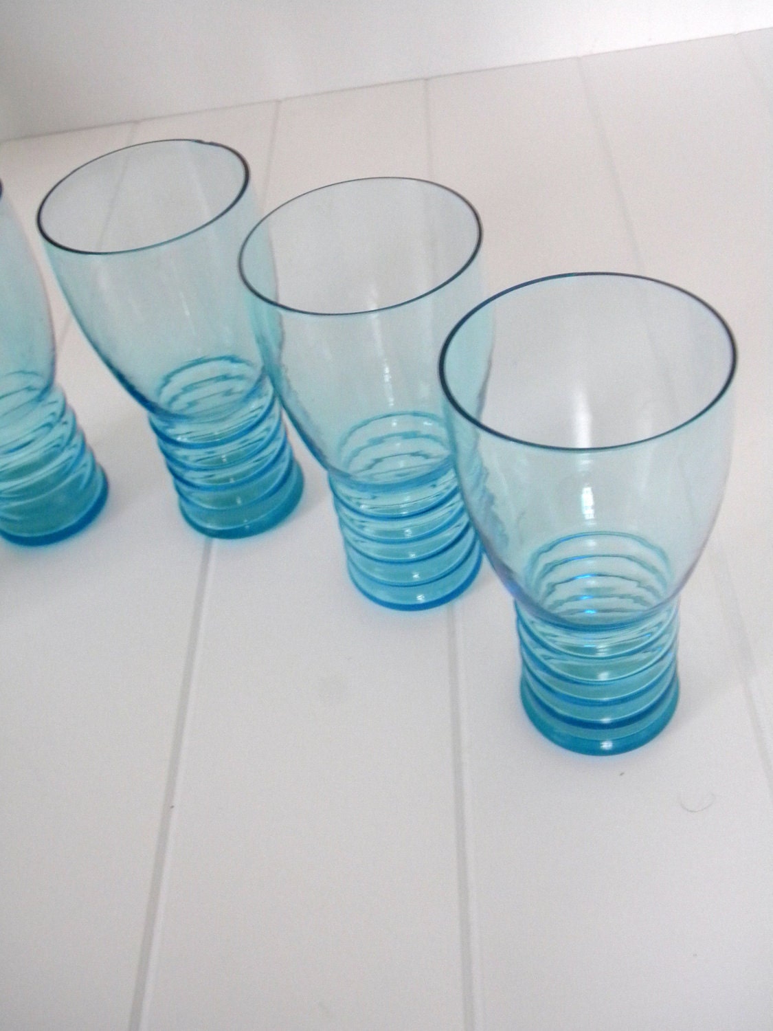 Vintage Aqua Glasses