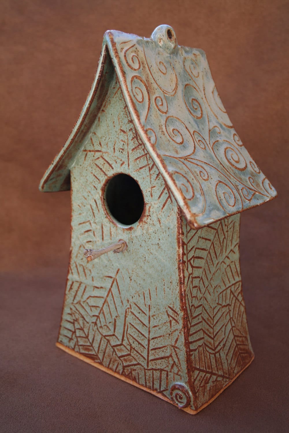 Ceramic Pottery Bird House Birdhouse