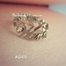 Personalized any name adjustable ring available in Gold , white gold or Brass at the same price