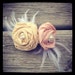 Soft pink and cream hair fascinator, bridal fascinator, bridal head piece, bridesmaid, wedding, bridal, flower girl, head piece, hair piece