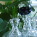Art Glass Marble Display Stand - Clear Glass