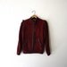 Vtg Leather Knit Jacket, Removable Sleeves.