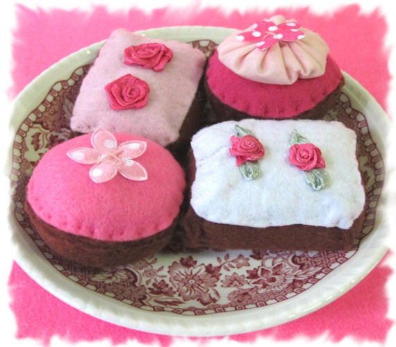 Play Food Felt Desserts Felt Sweets Felt Food