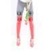 Coral pink tulip leggings
