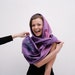 Lilac fun infinity scarf