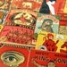 Matchbox Labels - 15 Reproduction Vintage Labels - Roaring Twenties, King Kong, Smoking Monkeys, Birds, Circus Animals, Sticker Pack
