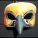 Altamira Oriole Masquerade Custom Leather Bird Mask