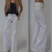 WIDE leg WHITE DITTOS Jeans size small
