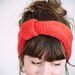 SALE knitted coral 100% acrylic headband