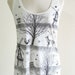 Happy Animal Deer Rooster Chicken Sheep Funny T-Shirt Animal Style Tank Top Cream T-Shirt Tunic Screen Print Size M