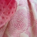 Baby Blanket Minky with Designer Pink Flowers Print, Girls, 29" x 35"