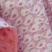 Personalized Minky Baby Blanket with Designer Pink Bird Print, Girls, 29" x 35"