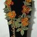 RESERVED FOR JOAN, La Primavera, Bead weaving, Necklace, Wearable Art