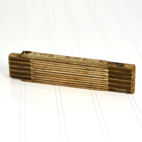 Folding Carpenter's Ruler Extension 6' Wooden