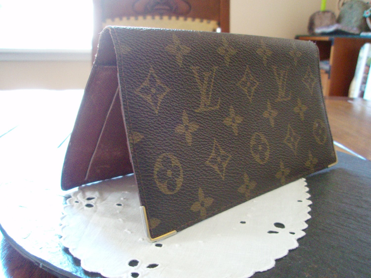 RESERVED Authentic Vintage Louis Vuitton Checkbook Cover with