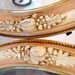 Vintage Pair of Oval Plaster/Ceramic Frames with Acorn & Oak Leaf Accents