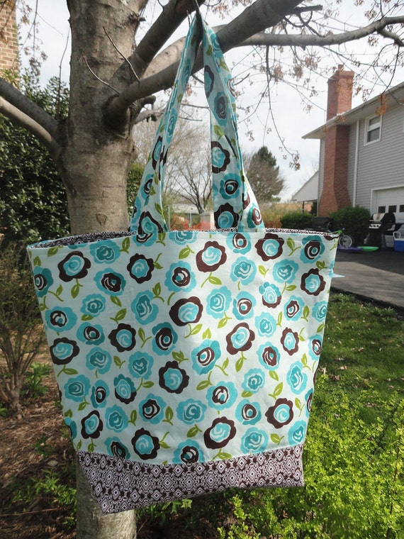 Items similar to Large Tote, Diaper Bag, Beach Bag on Etsy