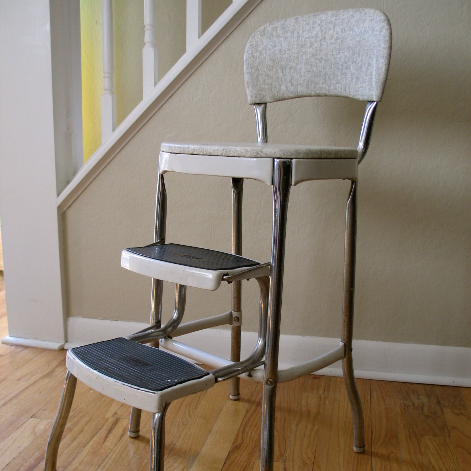 Vintage Step Stool Chair