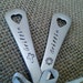 Personalized Baby Spoon-Hand Stamped Spoons, Baby Shower Gift, Baptism Gift-Set of 2