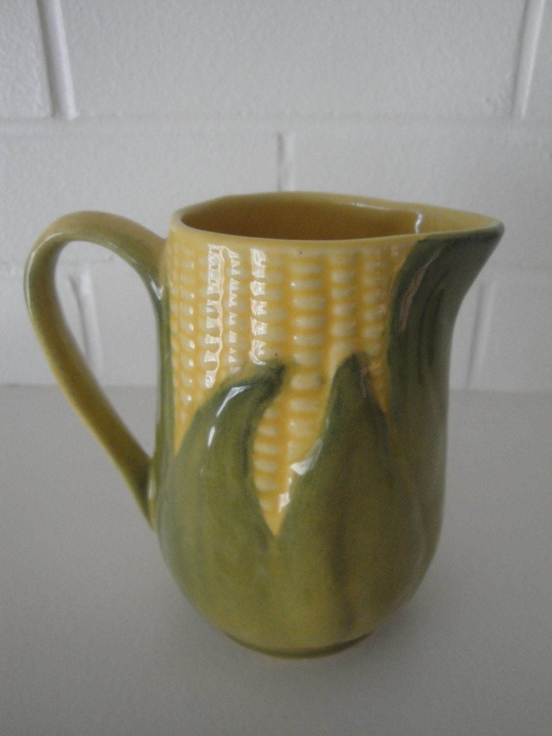 Vintage Shawnee Pottery Corn King 70 Creamer Pitcher circa