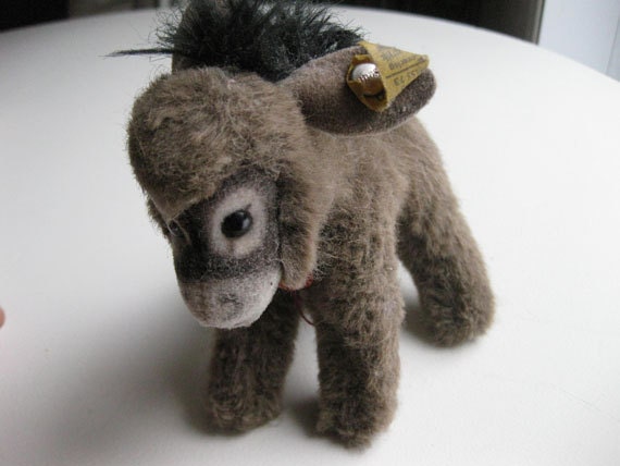 steiff pull toy donkey