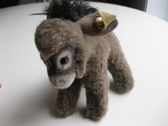 Steiff Donkey Assy Vintage Collectible Plush