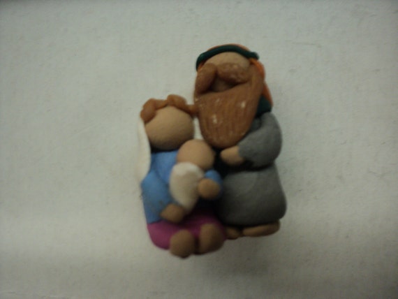 miniature holy family figurines