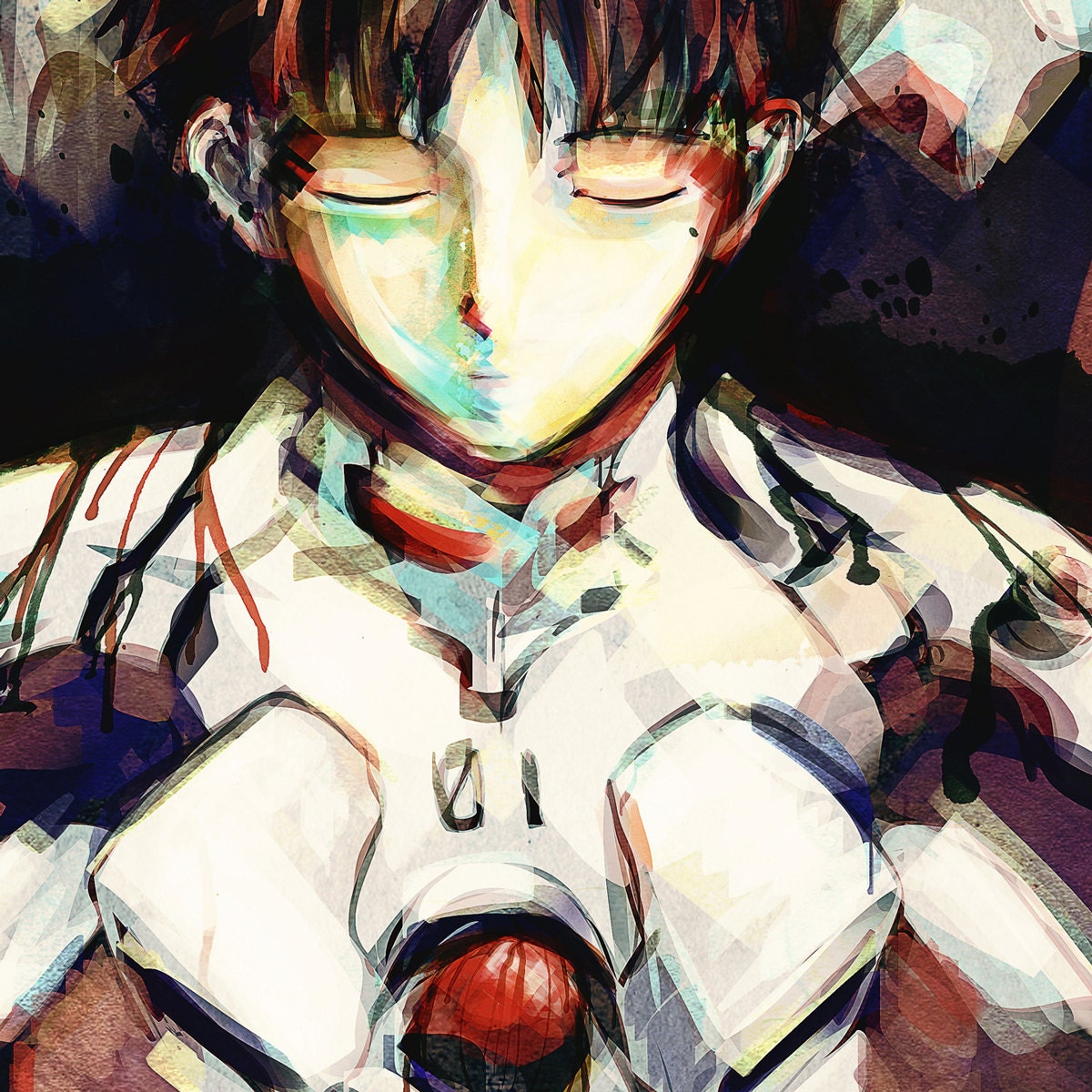 Rebuild of Evangelion Anime Shinji Ikari signed museum