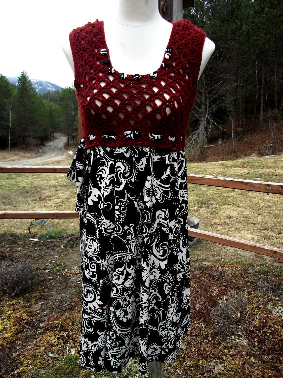 Summer Crochet Maxi Dress Pattern PDF Crochet by SaraiDesigns