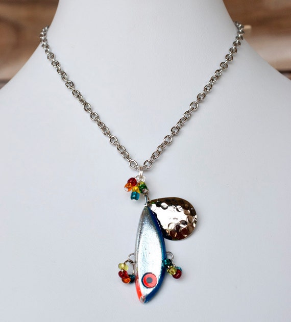 Colorful Fishing Lure Necklace