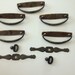 Vintage 5 drawer and 2 door knob/pull