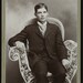Cabinet Photo, 1800s: Handsome Young Man Seated White Wicker Chair, A Farmer's Hands by Eagle Art Gallery, Blue Earth City, MN