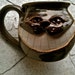 Pottery Cheshire Smiling Cat Mug