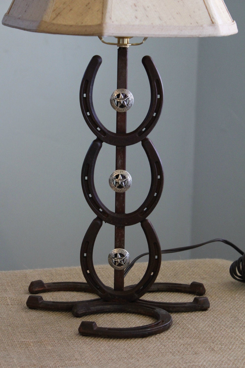 Western Horseshoe Lamp