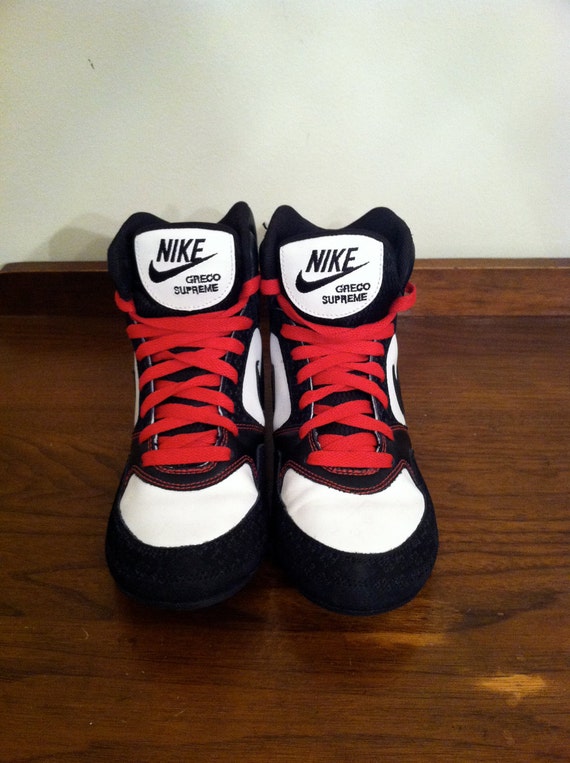 Nike greco supreme high cut wrestling shoes sz 7 boxing boot