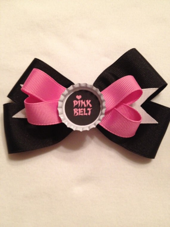 Karate Bottle Cap Hair Bow IV