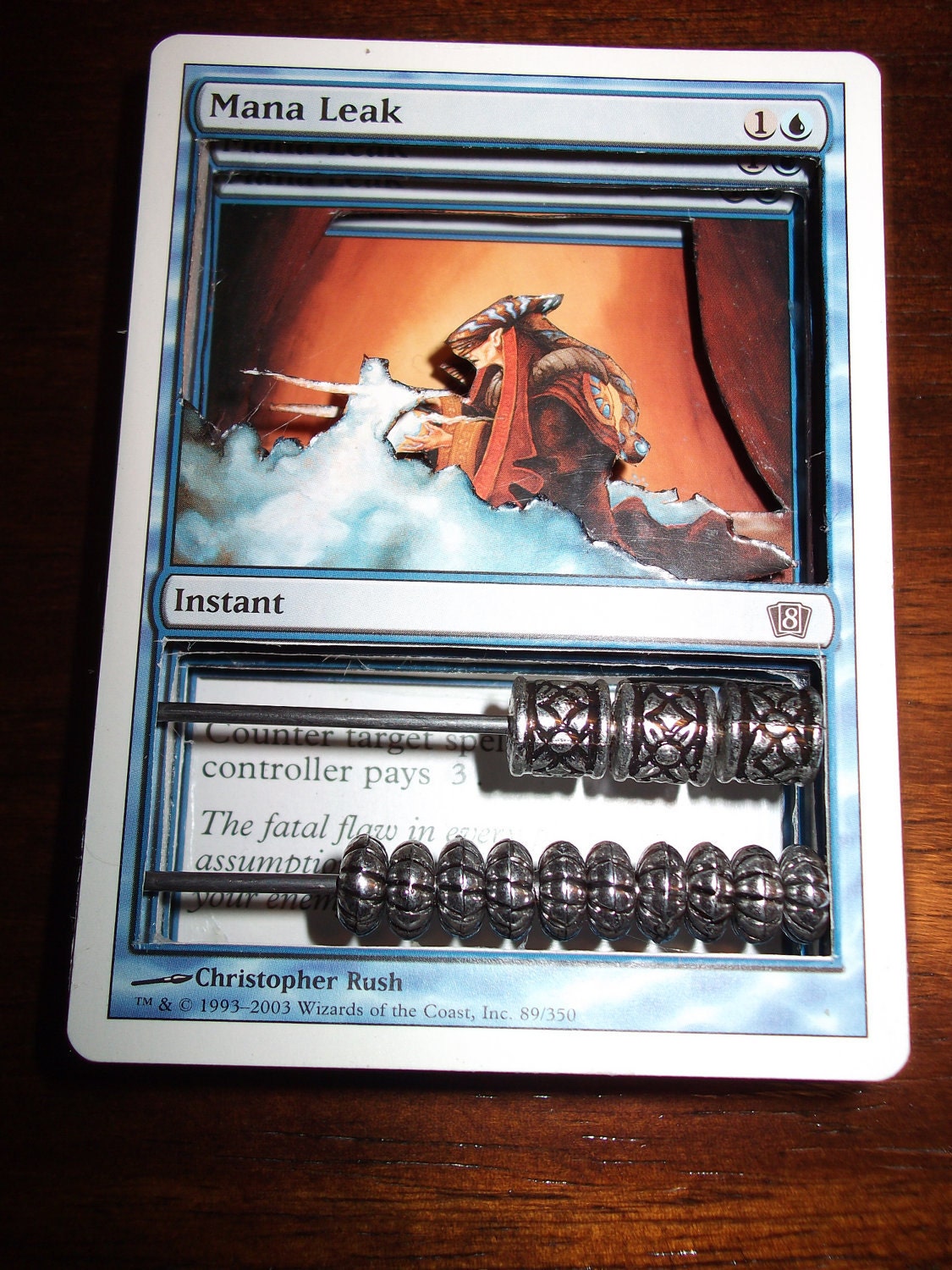 Magic the Gathering Life Counter Mana Leak 8th Edition