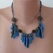 Blue and Grey Necklace - Speacial Design